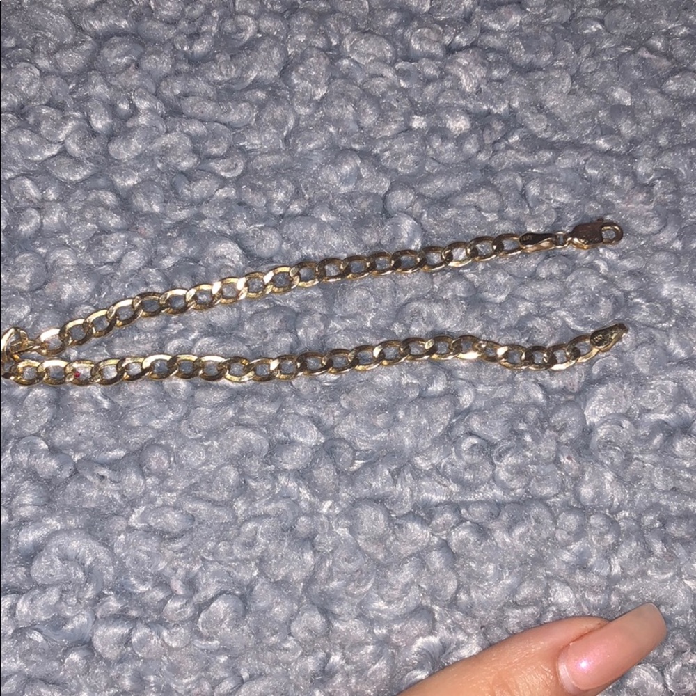 14k gold 8.5” bracelet real solid gold